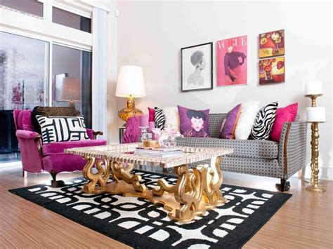 Interiors Pretty In Pink And Gold Pink Living Room Gold Living Room