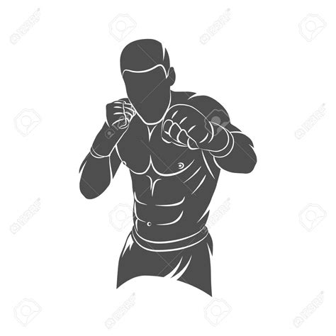 Mixed Martial Artist Clipart Preview Vector Clipart Of