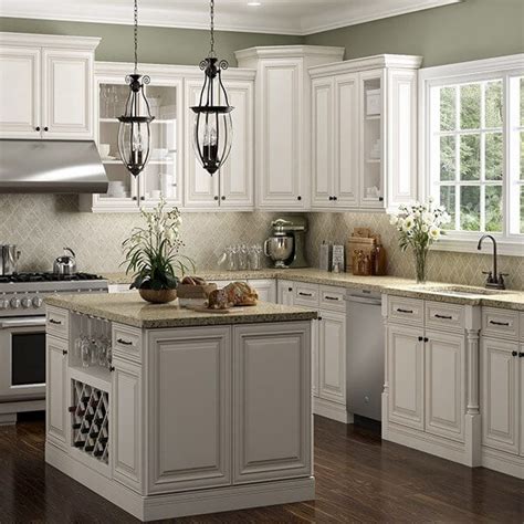 Buy Casselbery Antique White Kitchen Cabinets