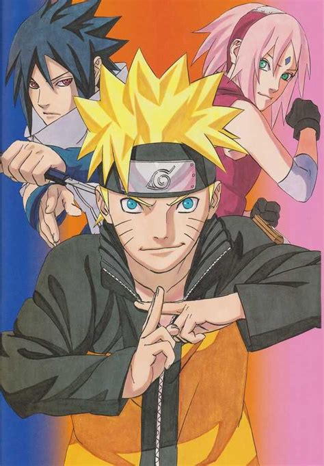 Naruto Artbook Naruto Sasuke Sakura Naruto Teams Naruto Team 7
