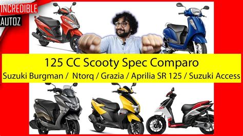 Can you explain why suzuki access 125 better than tvs wego ? Suzuki Burgman vs TVS NTorq vs Aprilia SR 125 vs Suzuki ...