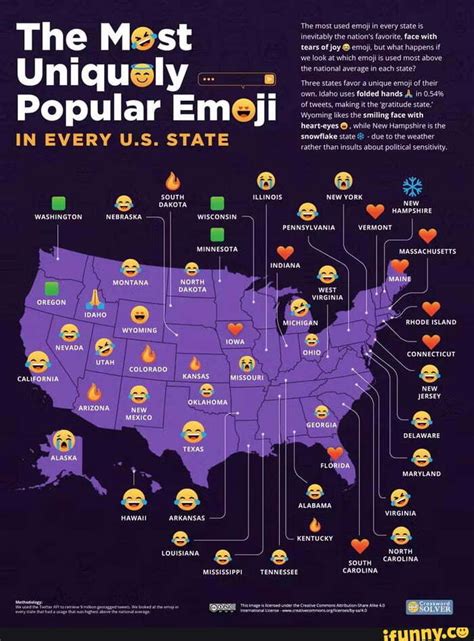 The Most Used Emoji In Every State Is Inevitably The Nations Favorite