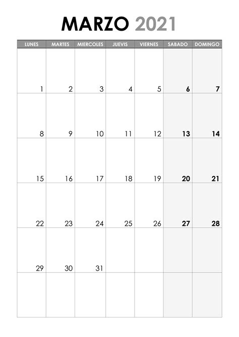 Calendario Planificador Marzo 2021 Plantilla De Calendario Para Images And Photos Finder