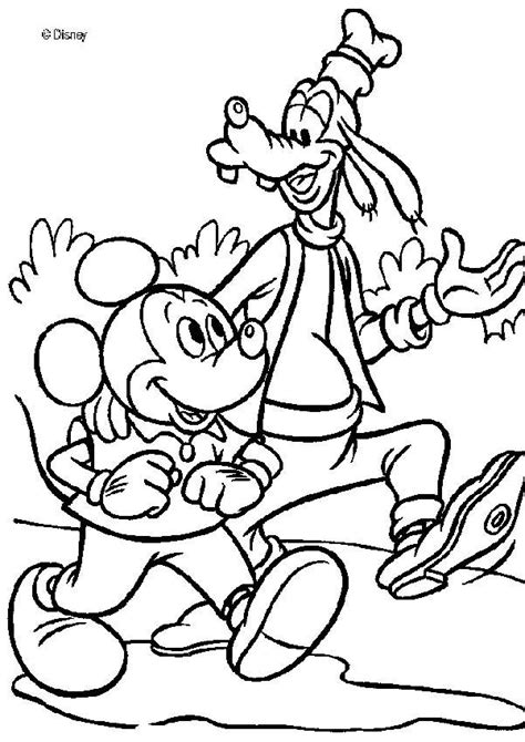 Mickey Goofy And Donald From Mickey Mouse Coloring Page Coloring