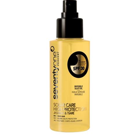 Huile solaire SPF 30 - Corps et cheveux
