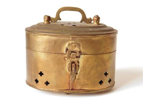 Vintage Brass Trinket Box Stash Box Jewelry By Lavishmaidenvintage