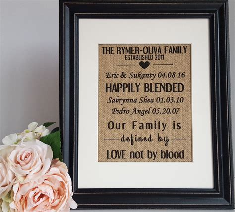Blended Family Blended Family Wedding Gift Stepmother Gift | Etsy | Blended family wedding ...