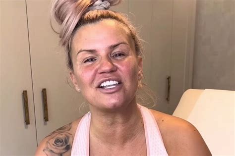 kerry katona shows off botox and jaw tightening…