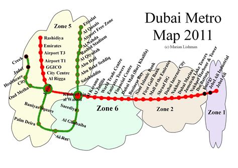 Rta Dubai Metro Map