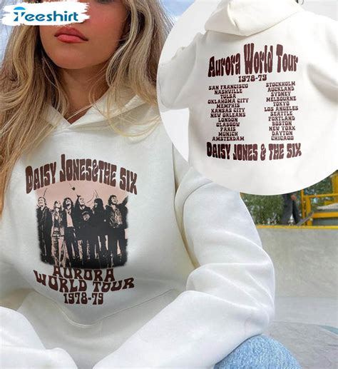 Daisy Jones And The Six Shirt Trendy Aurora World Tour Crewneck Unisex
