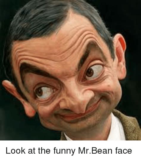 Mr Bean Funny Face Meme Pict Art
