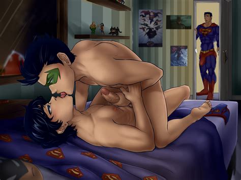 Rule 34 Battle Of The Supersons Best Friends Boner Caught Clark Kent