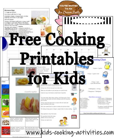 Use the information at the web site below to find the word or words missing from the sentences. Free Kids Cooking Printables.