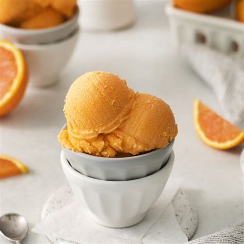 Easy Orange Sherbet Recipe Ice Cream From Scratch