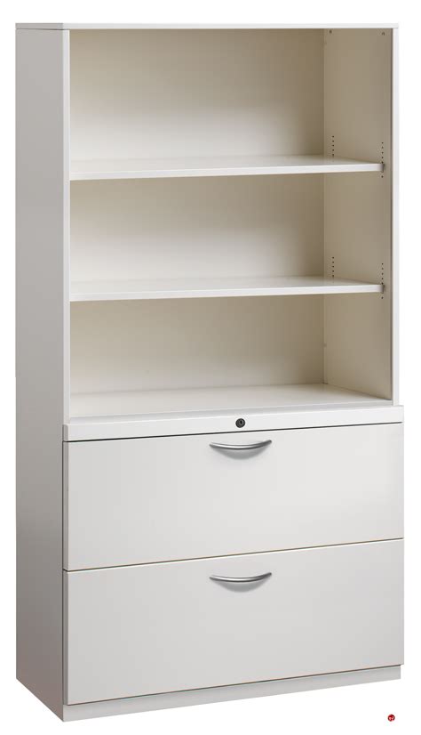 The Office Leader Drawer Trace Lateral File Combo Steel Open Cabinet