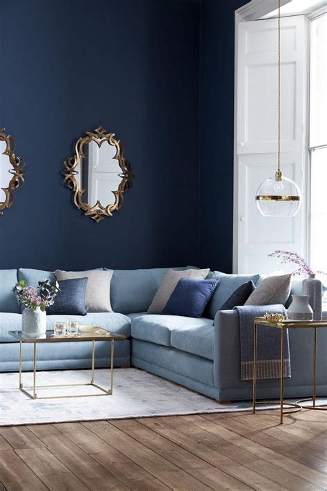 Contemporary beautiful blue sofa loveseat chair metal legs foam cushion 3pc set. 20 Best Living Room With Blue Sofas | Sofa Ideas
