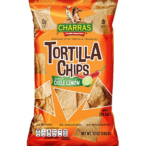 charras tortilla chips mexican style with a hint of chile limon hispanic yoder s country