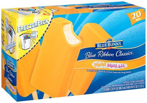 Blue Bunny Blue Ribbon Classics Orange Dream Bar Ice Cream Reviews 2020