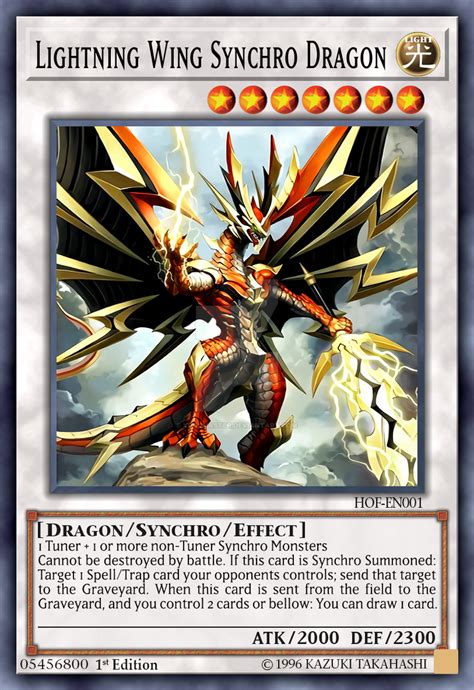 Lightning Wing Synchro Dragon By Yugi Master On Deviantart
