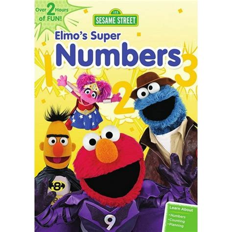 Sesame Street Elmos Super Numbers Dvd