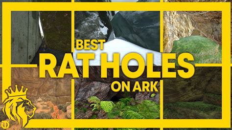 Best Rat Holes On Ark Each Map Ark Survival Evolved Youtube