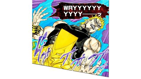 Dio Stops Time For 9 Seconds Manga With Anime Audio Youtube