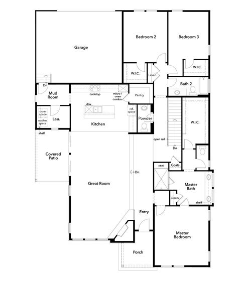 Plan 2483 Modeled New Home Floor Plan In Central Park Starlight