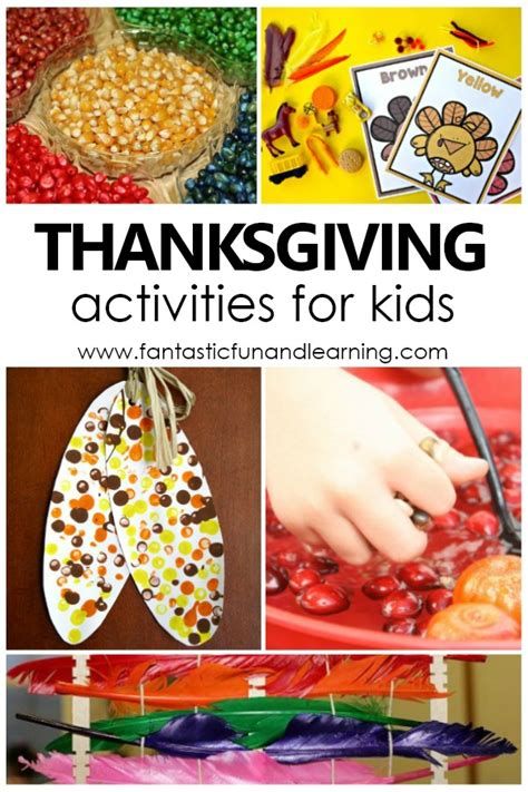 37 Places To Look For A Thanksgiving Activities For Preschoolers