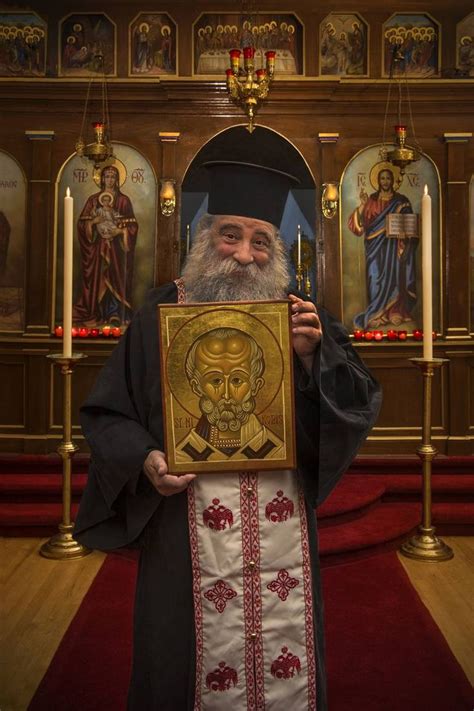 Orthodox Priest And St Nick Icon 2 Of 15 Photograph Orthodox