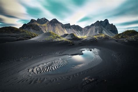 Black Sand Mountain Nature Mountains Landscape Hd Wallpaper