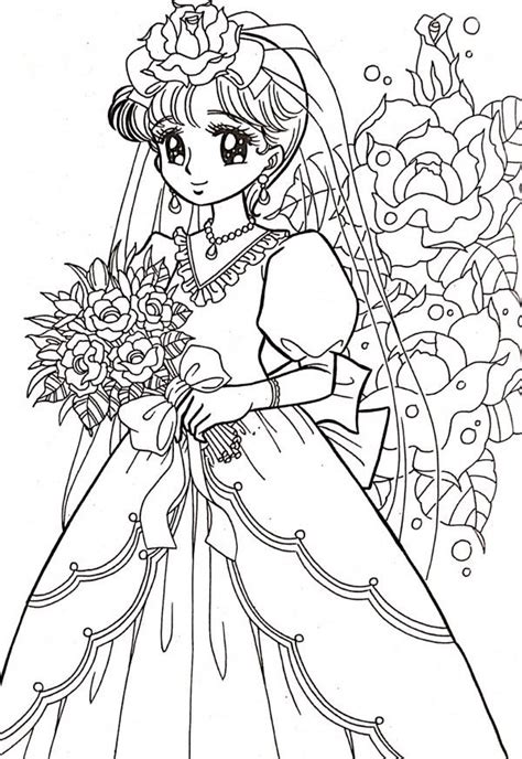 Dibujos Kawaii Para Colorear De Princesas - Impresion gratuita