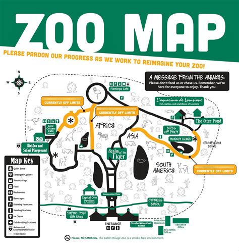 Brecs Baton Rouge Zoo Zoo Map