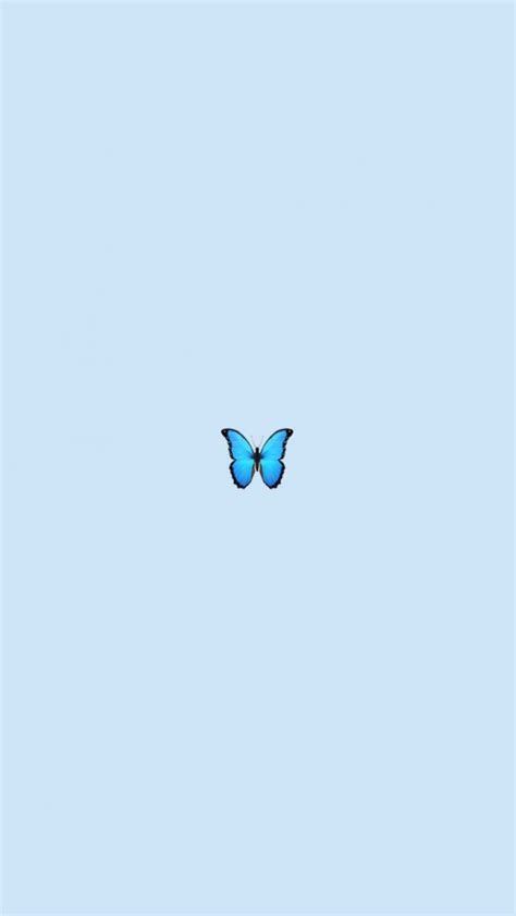 Blue Aesthetic Butterfly Wallpapers Wallpaper Cave In 2021