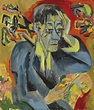 Ernst Ludwig Kirchner (1880-1938) , Bildnis des Dichters Frank | Christie's