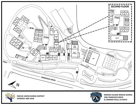 Marina Village Middle School Site Map