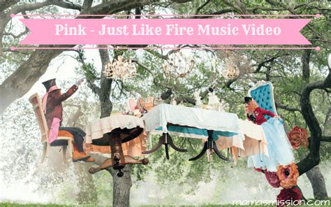 pink releases just like fire music video on vevo