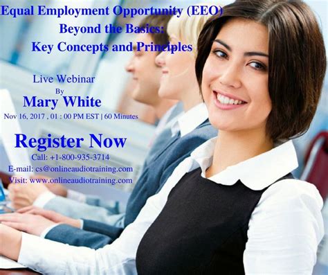 Equal Employment Opportunity Eeo Beyond The Basics Key Concepts And