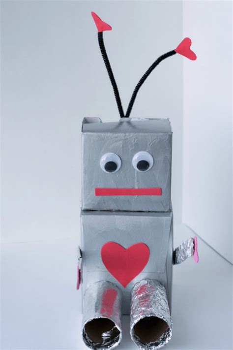 Robot Valentine Box And Fueling Creativity In Kids Glue Sticks And