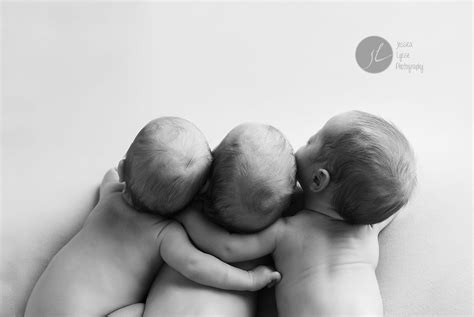 Triplet Newborn Portraits Triplet Baby Boy Photos Triplet Poses