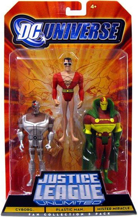 Dc Universe Justice League Unlimited Fan Collection Cyborg Plastic Man
