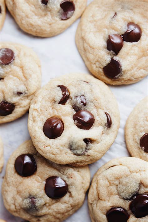 chewy chocolate chip cookies  simple palate recipe ghirardelli chocolate chip