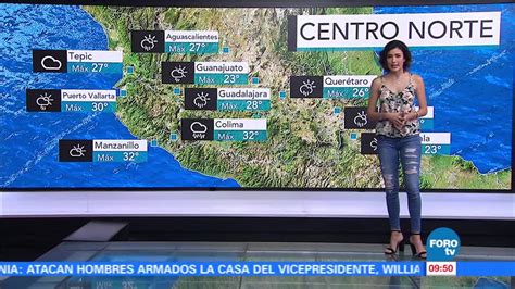 El Clima De Sábados De Foro Con Daniela Álvarez Noticieros Televisa