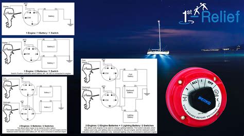 A 2 way switch wiring diagram with power feed from the switch light : Perko Marine Battery Switch Wiring Diagram | Free Wiring Diagram