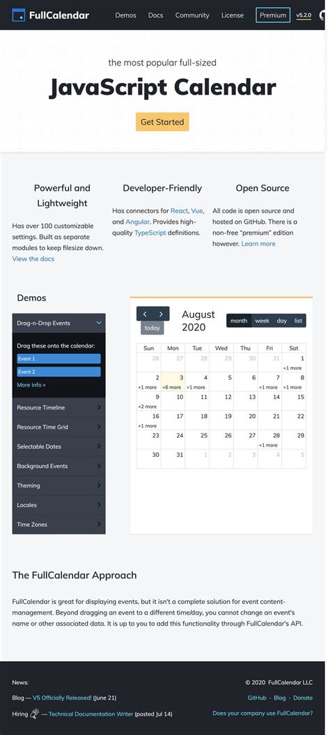 Js Calendar Example Code Coverletterpedia