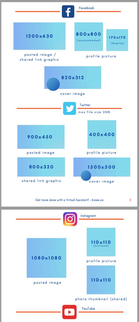Social Media Image Sizes Cheat Sheet 2019 —