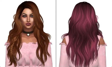 Newsea Titanium Hair Retexture At Kenzar Sims Via Sims 4 Updates Hair