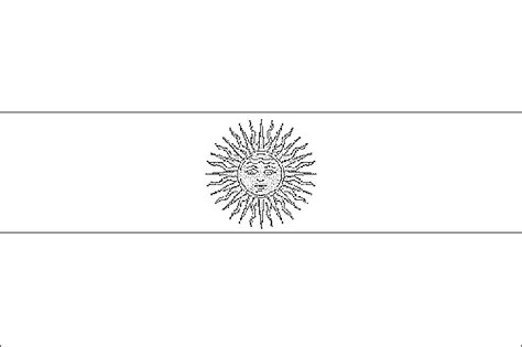 Portal Escuela Colorear La Bandera De Argentina