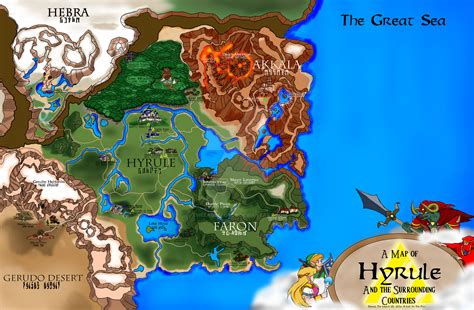 Hyrule Map Alttp By Theeagleforce On Deviantart
