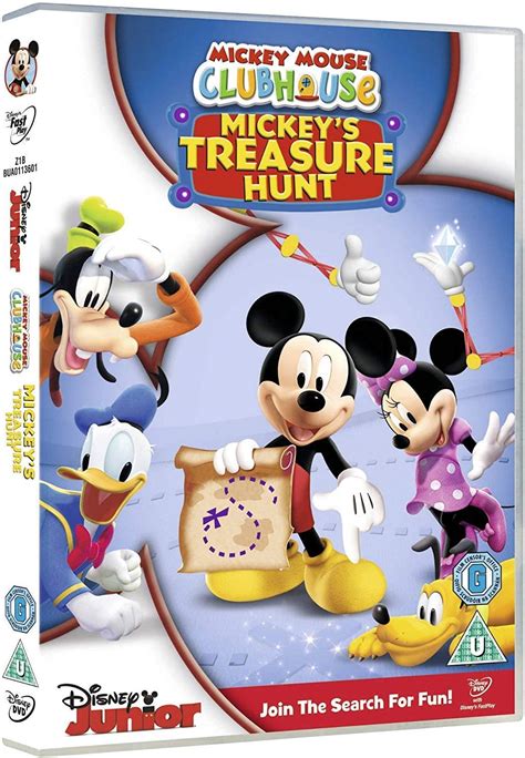 Mickey Mouse Clubhouse Mickeys Treasure Hunt Dvd Uk Dvd