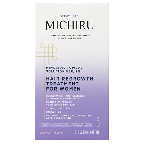 Shop Michiru Shampoo Conditioner Scalp Serum And Minoxidil Unilever